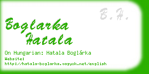 boglarka hatala business card